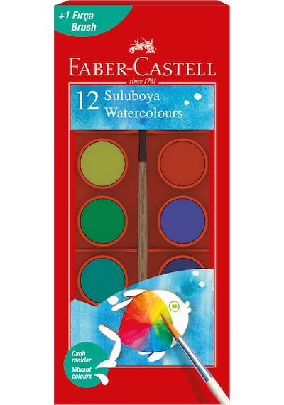 Faber-Castell 15 Parça Okul Öğrenci Seti,Boyama Seti,Yazı Seti,Stick Yapıştırıcı,Silgi,Kalemtıraş Donanımlı Set