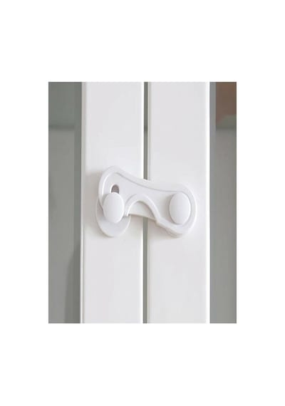 Dolap Kapağı Emniyet Mandalı Bebek Güvenliği Yapışkanlı Çekmece Tutucu
