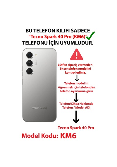 Tecno Spark 40 Pro Uyumlu Mustafa Kemal Atatürk Kolajları Baskılı Silikon Kılıf