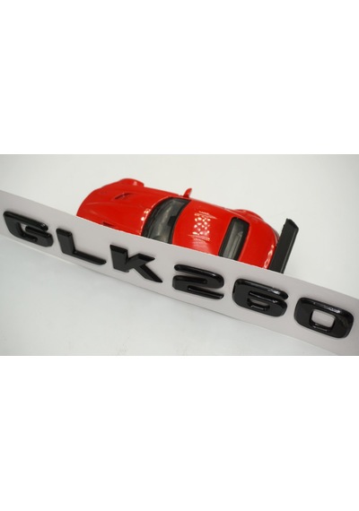 GLK 260 Bagaj Parlak Siyah ABS 3M 3D Yazı Logo