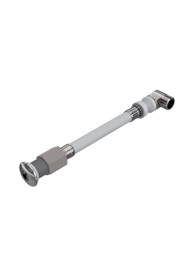 Yapıtaşı Yt241 Esnek Klozet Taharet Çubuğu Ø26 Dirsekli 60mm Beyaz