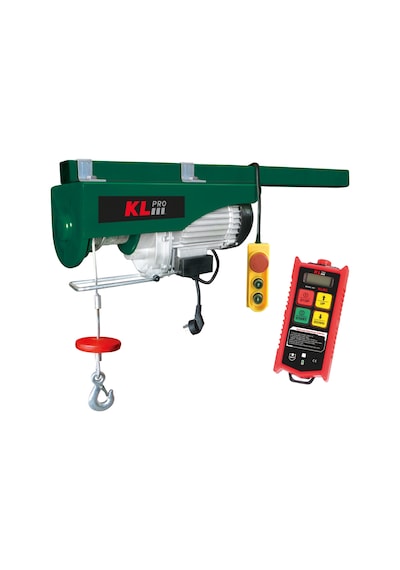 Klpro Klv125-rc 500watt 125/250kg Uzaktan Kumandalı Elektrikli Halatlı Vinç