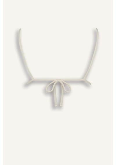 DeFacto Regular Fit Nakışlı Brode Üçgen Bikini Üstü-Fall in Love B6894AX25SMER103