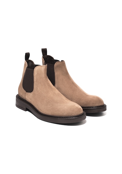 Marsh Mallow Bot Erkek 1054 - Moss Dino Draghi Chelsea Boot Suede Pembe
