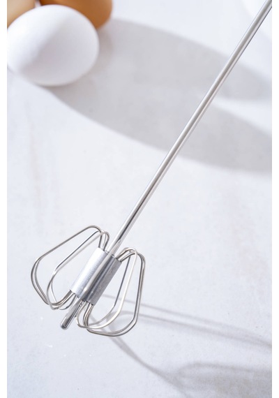 Acar Evero Manuel Çelik Çırpıcı - 30 Cm Silver