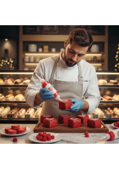 Glazür Cookie Icing Kırmızı 150 Gr Kurabiye, Cupcake Ve Pasta İçin Kullanıma Hazır Şeker Glazürü