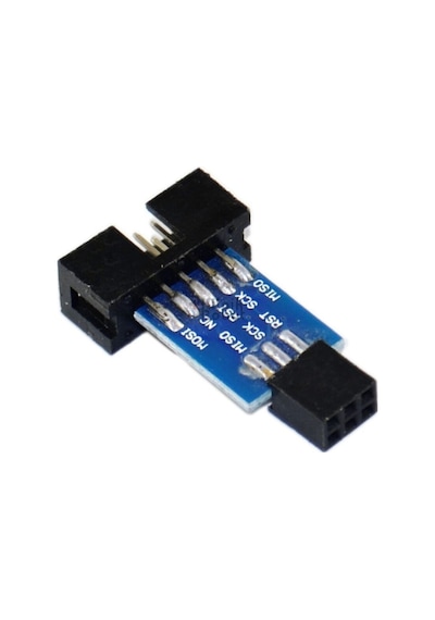 10 Pin To 6 Pin Atmel Programlayıcı Çevirici Kartı Arduino Uno R3 Mega 2560 Avrısp Mkıı Usbasp