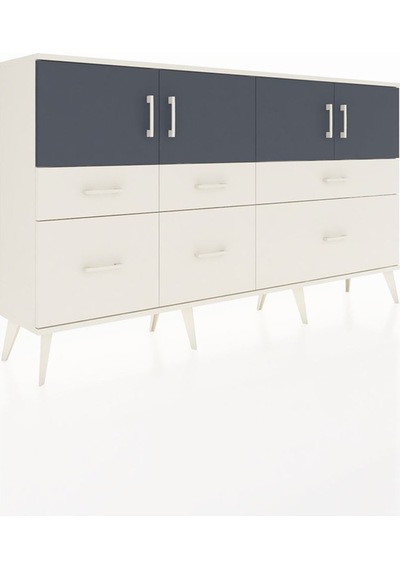 Arges Konsol 4 Raflı 6 Çekmeceli 4 Kapaklı 176x30x99 Aytaşı-antrasit/aytaşı Antrasıt/aytası - Aytası Arges Konsol 4 Raflı 6 Çekmeceli 4 Kapaklı 176x30x99 Aytaşı-antrasit/aytaşı Antrasıt/aytası - Aytası
