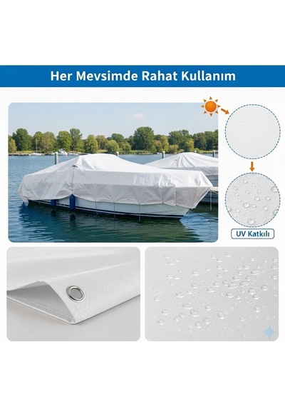 Süper Pe Branda - 250 Gr/m2 Beyaz
