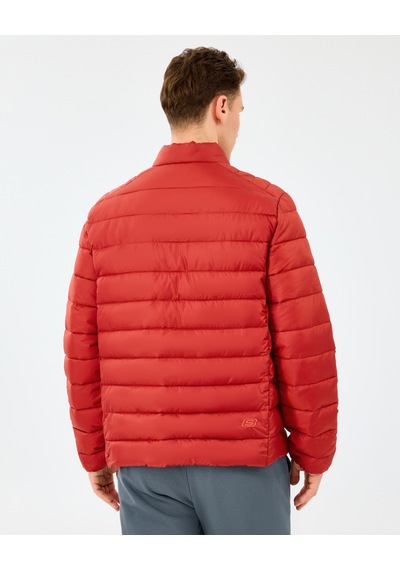 Skechers M Essential Outerwear Padded Jacket Erkek Kırmızı Mont S231242-3912 Kırmızı