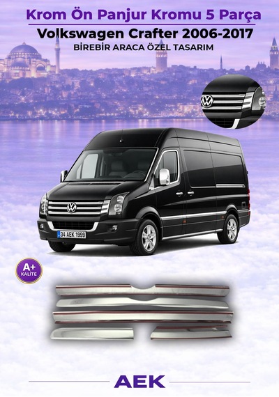 Vw Crafter Ön Panjur 2006-2010 Paslanmaz Çelik