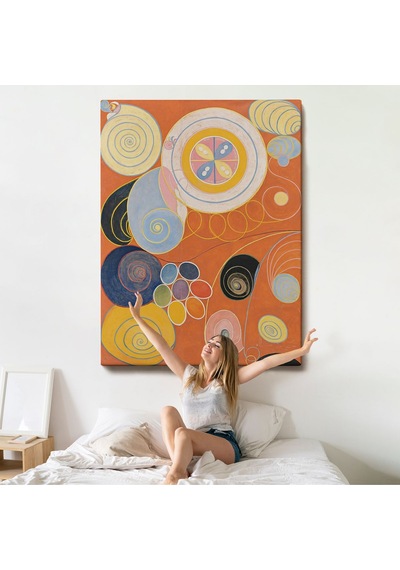 Miyrem^ Canvas Serie Hilma Af Klint - Gençlik Tablosu-7314