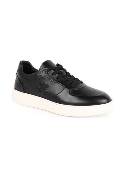 Libero Erkek Sneaker Ayakkabı Hakiki Deri Antik Logolu Delikli Bağcıklı Beyaz Taban Hafif Eva L5962 Siyah Libero Erkek Sneaker Ayakkabı Hakiki Deri Antik Logolu Delikli Bağcıklı Beyaz Taban Hafif Eva L5962 Siyah