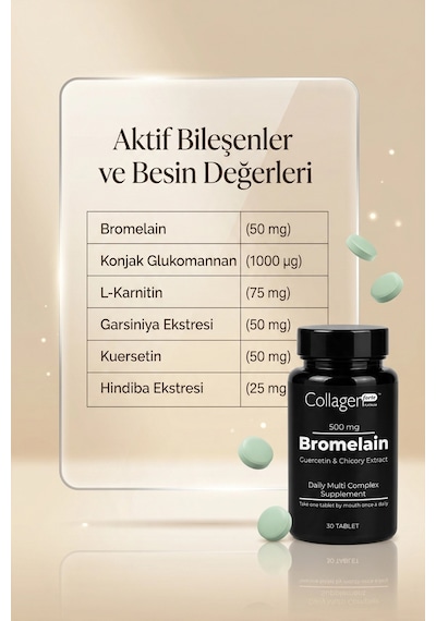 Collagen Forte Platinum Bromelain 30 Tablet