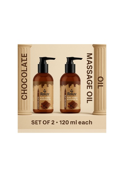 2 Adet Çikolata Aromalı Bay Ve Bayanlara Uygun Vücut Masaj Yağı 120 Ml - 270540370