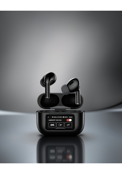 Kablosuz Bluetooth Kulaklık With Anc Ve Dijital Ekran - Xuczzzl58siyahekranlı Diğer