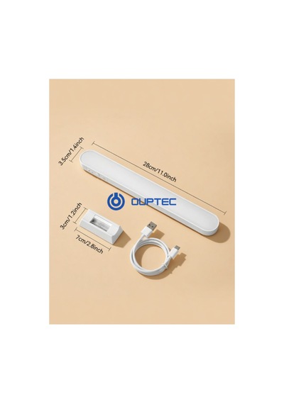 Şarjlı Led Işık Usb Şarjlı Kablosuz Mıknatıslı Led Lamba 3 Farklı Işık Rengi Aplik Çok Renkli - 867047132 Çok Renkli