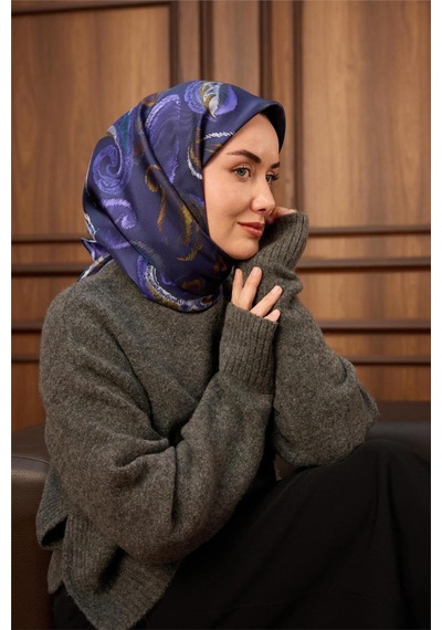 Silk Home Twill İpek Eşarp 11490-22 Morcivert