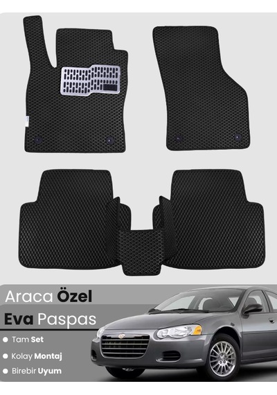 Chrysler Sebring 2007-2010 Uyumlu Eva Paspas Tam Set Araca Özel,su Geçirmez,kolay Montaj 555
