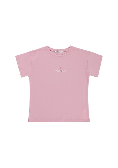 Civil Girls 10-13 Yaş Tişört - Pembe Koyu Pembe