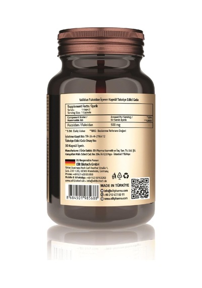Fucoidan 500 Mg 30 Capsules Okinawa Mozuku Extract Drcaps
