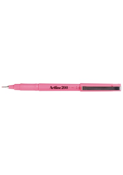 Artline Fineliner - 0.4 - Pembe