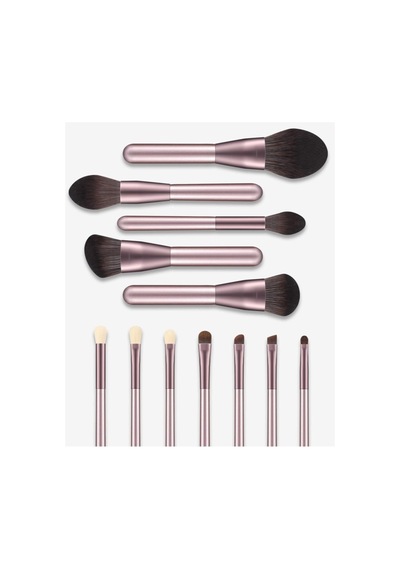 Rose Gold Özel Kıl Fırça Seti 12 Parça Ve Harika Çantalı Belirtilmemiş