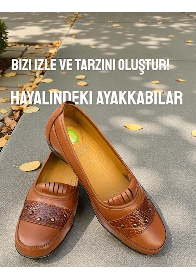 Tam Ortopedik Hakiki Deri Taban Günlük Topuk Jelli Rahat Hafif Orta Yaş Kadın Ayakkabı TABA DERİ Tam Ortopedik Hakiki Deri Taban Günlük Topuk Jelli Rahat Hafif Orta Yaş Kadın Ayakkabı TABA DERİ