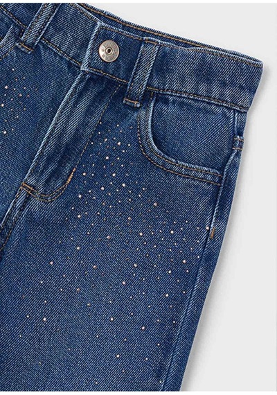 Mayoral Kış Sezon Kız Çocuk Denim Pantolon - Mavi
