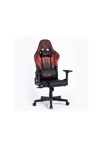 Adore Gaming Apollo Profesyonel Oyuncu Ve Yönetici Koltuğu-siyah-çizgi Kırmızı 42x124-131,5x64 Cm