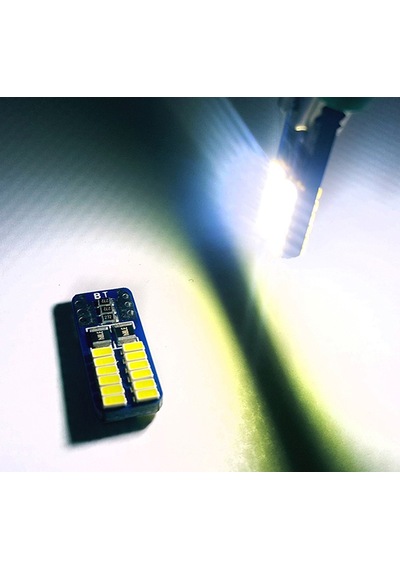 T10 Led 24 Ledli Mini Yassı Park Plaka İç Aydınlatma Beyaz 2 Adet T10 Led 24 Ledli Mini Yassı Park Plaka İç Aydınlatma Beyaz 2 Adet