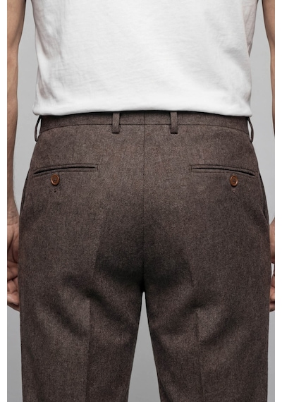 Bisse Vizon Flanel Klasik Pantolon Ppnk25k25201 D08 VİZON
