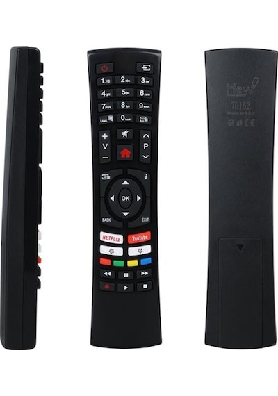 Vestel Rc4390 30100824 - 49fd7400 / Telefunken D40u297m4cw Netflix-youtube Tuşlu Küçük Kalıp Lcd-led Tv Kumanda