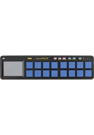 Korg Nanopad2-blyl 16 Pad Dokunmatik Usb Kontrolcü - Mavi-sarı