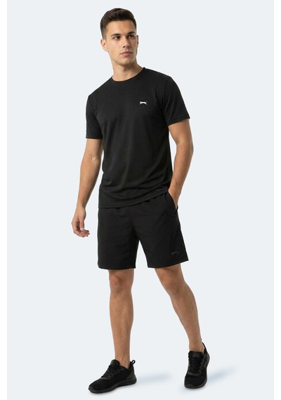 Slazenger Hugger Erkek Siyah Tişört