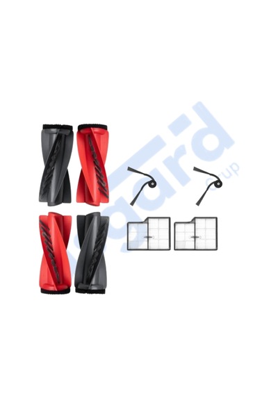 Roborock Saros 10- Saros 10r Uyumlu 2 Ana Fırça 2 Yan Fırça 2 Filtre Pkt-iasgf0000858