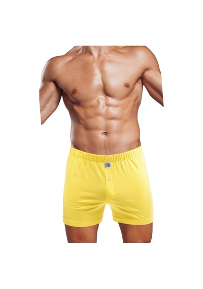 The Don Sarı Renk Jersey Penye/Örme Erkek Boxer