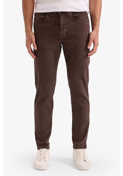 Defacto Slim Tapered Fit Dar Kalıp Normal Bel Daralan Paça Jean Pantolon F4046ax25wnbn539 Kahve-bn539 Defacto Slim Tapered Fit Dar Kalıp Normal Bel Daralan Paça Jean Pantolon F4046ax25wnbn539 Kahve-bn539