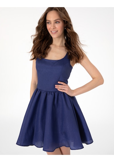 Pierre Cardin Kadın İndigo Elbise Dokuma 50309407-vr028