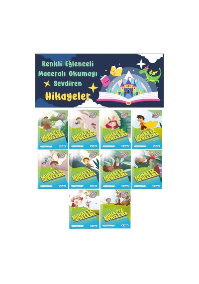 3.sınıf Renkli Eğlenceli Maceralı Okumayı Sevdiren Hikaye Seti 7