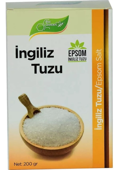 İngiliz Tuzu Yenilebilir Epsom Salt Magzenyum Sülfat 200 Gr