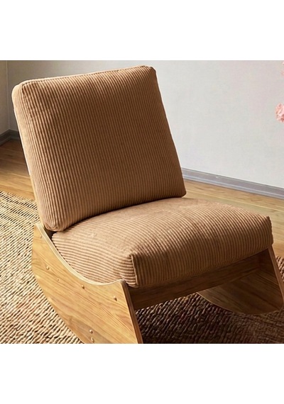 Comfort Sallanır Koltuk Tv Koltuğu Sallanan Berjer Sandalye Sütlü Kahverengi