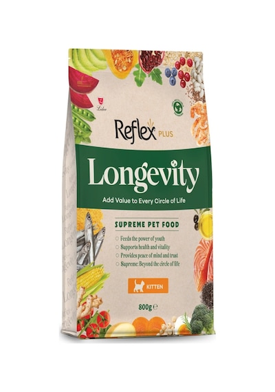 Reflex Plus Longevity Kitten Hipoalerjenik Yavru Kedi Maması 800 Gr