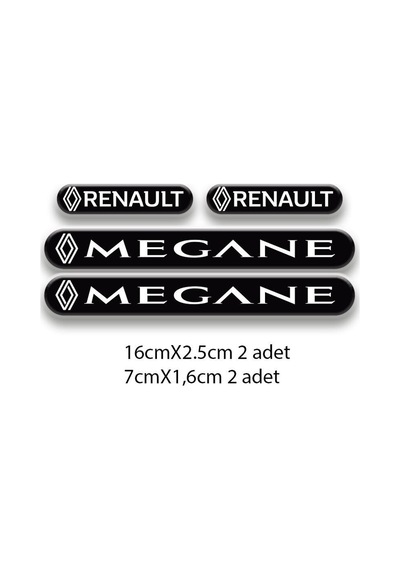 Megane Set Oto Sticker 3d Sticker