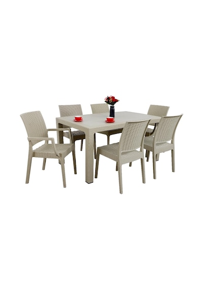 Luna Elit Rattan 90x150 2 Elit Koltuk 4 Elit Sandalye Masa Takımı Çölbeji Luna Elit Rattan 90x150 2 Elit Koltuk 4 Elit Sandalye Masa Takımı Çölbeji