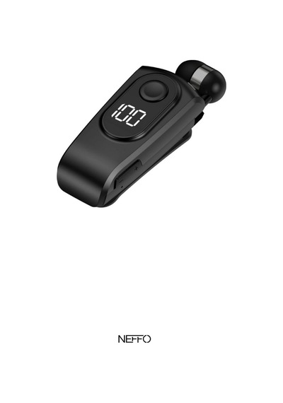Makaralı Kulaklık Bluetooth 5.4 18 Saat Konuşma Dijital Ekran Titreşimli Yüksek Kalite Ses