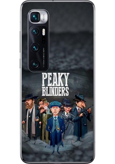 Xiaomi Mi 10 Pro Uyumlu Şeffaf Kılıf Peaky Blinders Tasarımlı