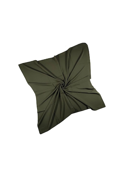 Mim Eşarp Mısırlı Eşarpları Medine Ipeği Büyük Boy Eşarp 110x110 Cm Haki