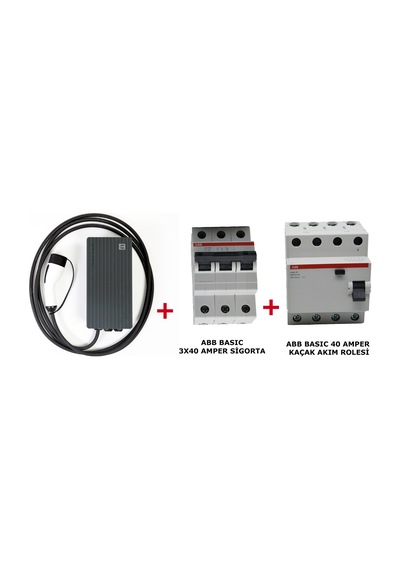Teltonika Teltocharge 22 Kw Kablolu Elektrikli Nfc Özellikli Araç Şarj İstasyonu +Abb Basıc 3x40 Amper Sigorta +40 Amper Kaaçak Akım Rolesi Teltonika Teltocharge 22 Kw Kablolu Elektrikli Nfc Özellikli Araç Şarj İstasyonu +Abb Basıc 3x40 Amper Sigorta +40 Amper Kaaçak Akım Rolesi