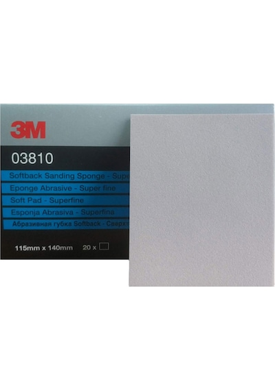 3M 3810 Tabakasünger Zımpara Süperfine 115X140Mm 1 Paket 20Adet
